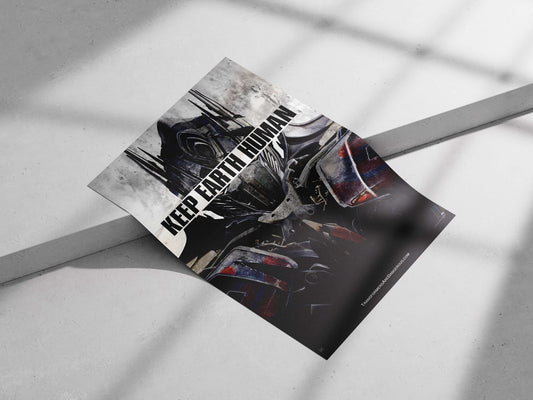 Optimus Prime from the Transformers franchise (confirmed by "TRANSFORMERS" in OCR text and character appearance).