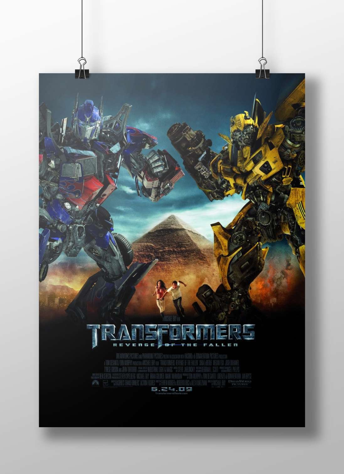 Transformers: Revenge of the Fallen (2009) featuring Optimus Prime and Bumblebee Optimus Prime & Bumblebee