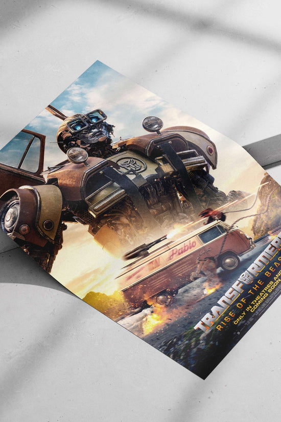 Decepticon Transformer from Transformers franchise Optimus Prime - Autobots Leader Poster