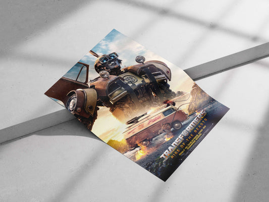 Decepticon Transformer from Transformers franchise Optimus Prime - Autobots Leader Poster