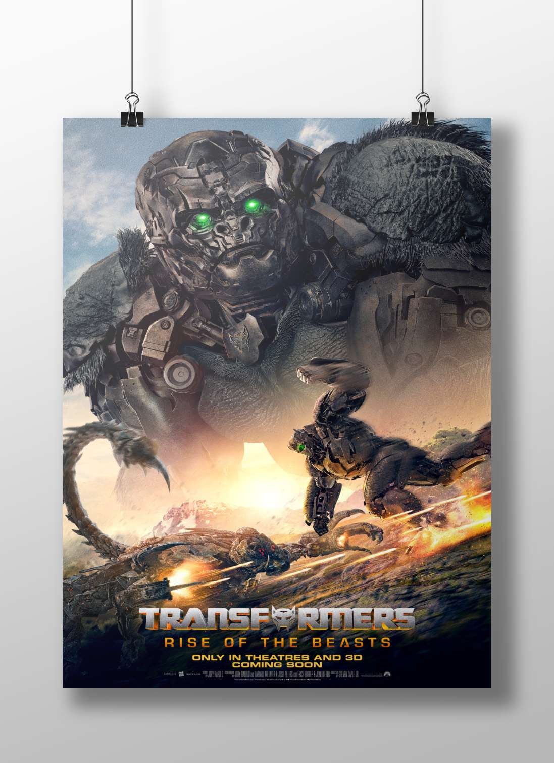 Transformers: Rise of the Beasts (franchise movie) Optimus Prime - Cybernetic Guardian Poster