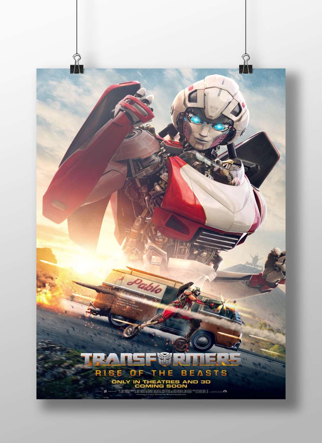 Transformers: Rise of the Beasts Optimus Prime - Cybernetic Legend Poster