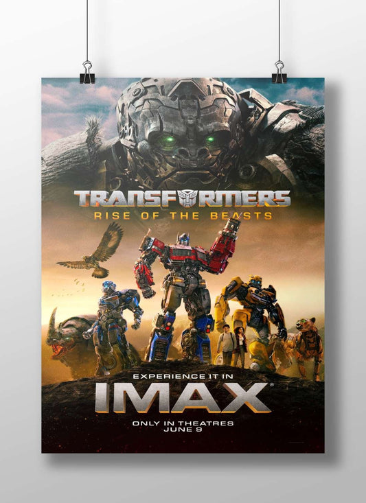 Transformers: Rise of the Beasts Optimus Prime - Cybernetic Hero Poster