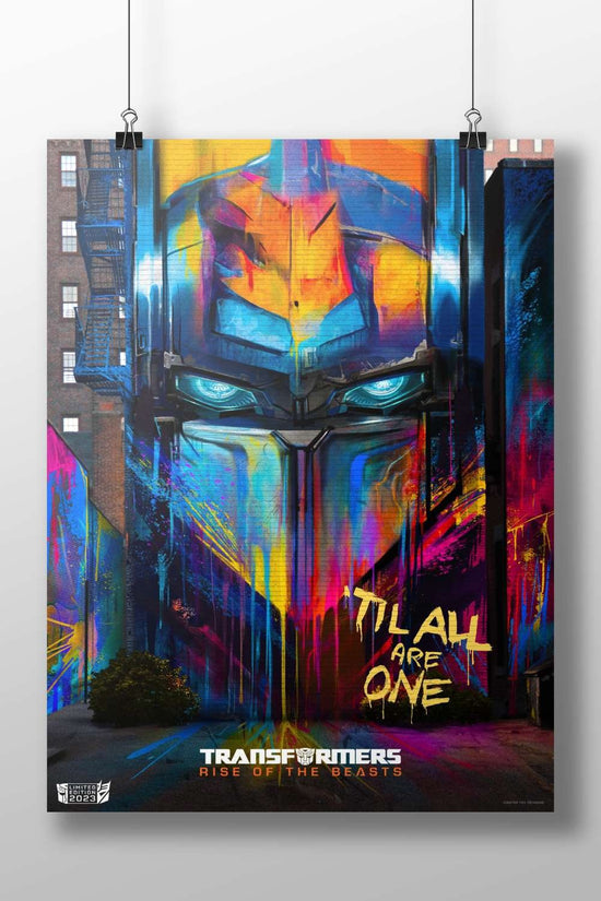Optimus Prime from Transformers: Rise of the Beasts Optimus Prime - Cybernetic Hero Poster