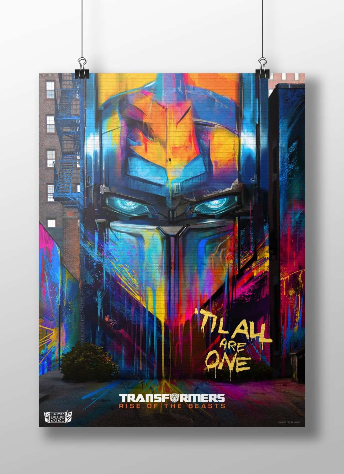 Optimus Prime from Transformers: Rise of the Beasts Optimus Prime - Cybernetic Hero Poster