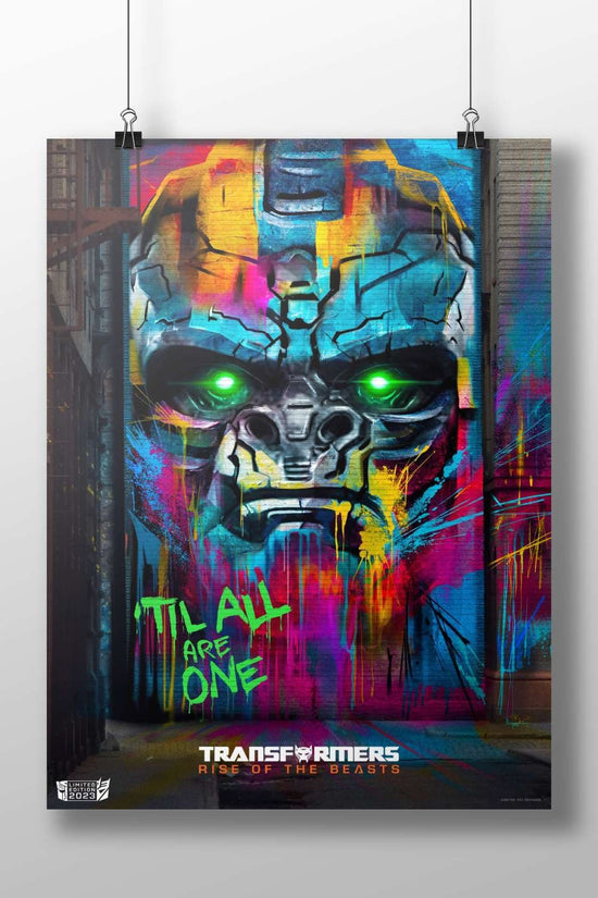 Optimus Prime from Transformers franchise (specifically "Transformers: Rise of the Beasts" as per the text