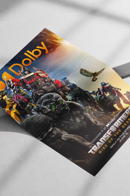 Transformers: Rise of the Beasts Optimus Prime Cyber-Archaeology Poster