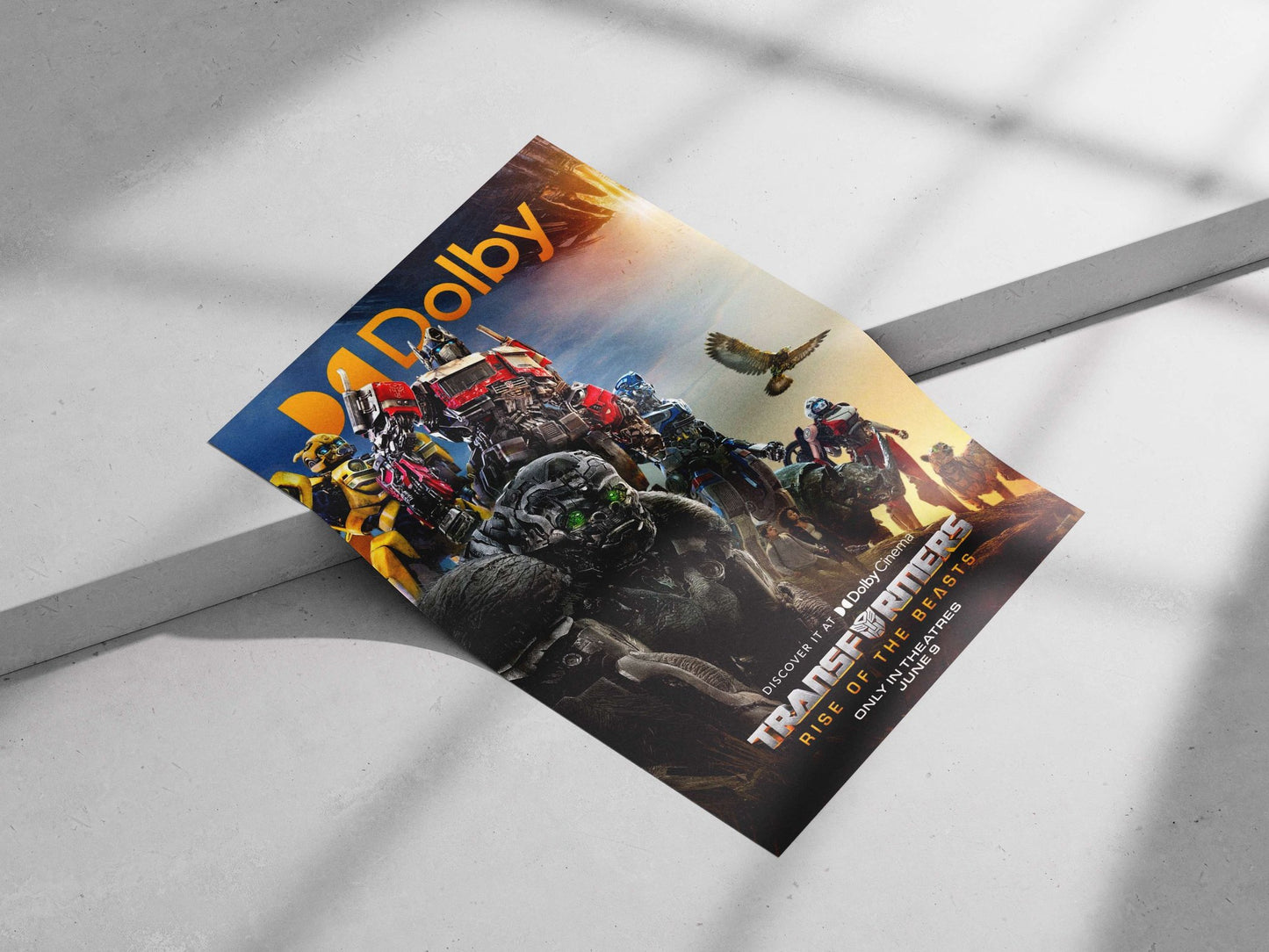 Transformers: Rise of the Beasts Optimus Prime Cyber-Archaeology Poster