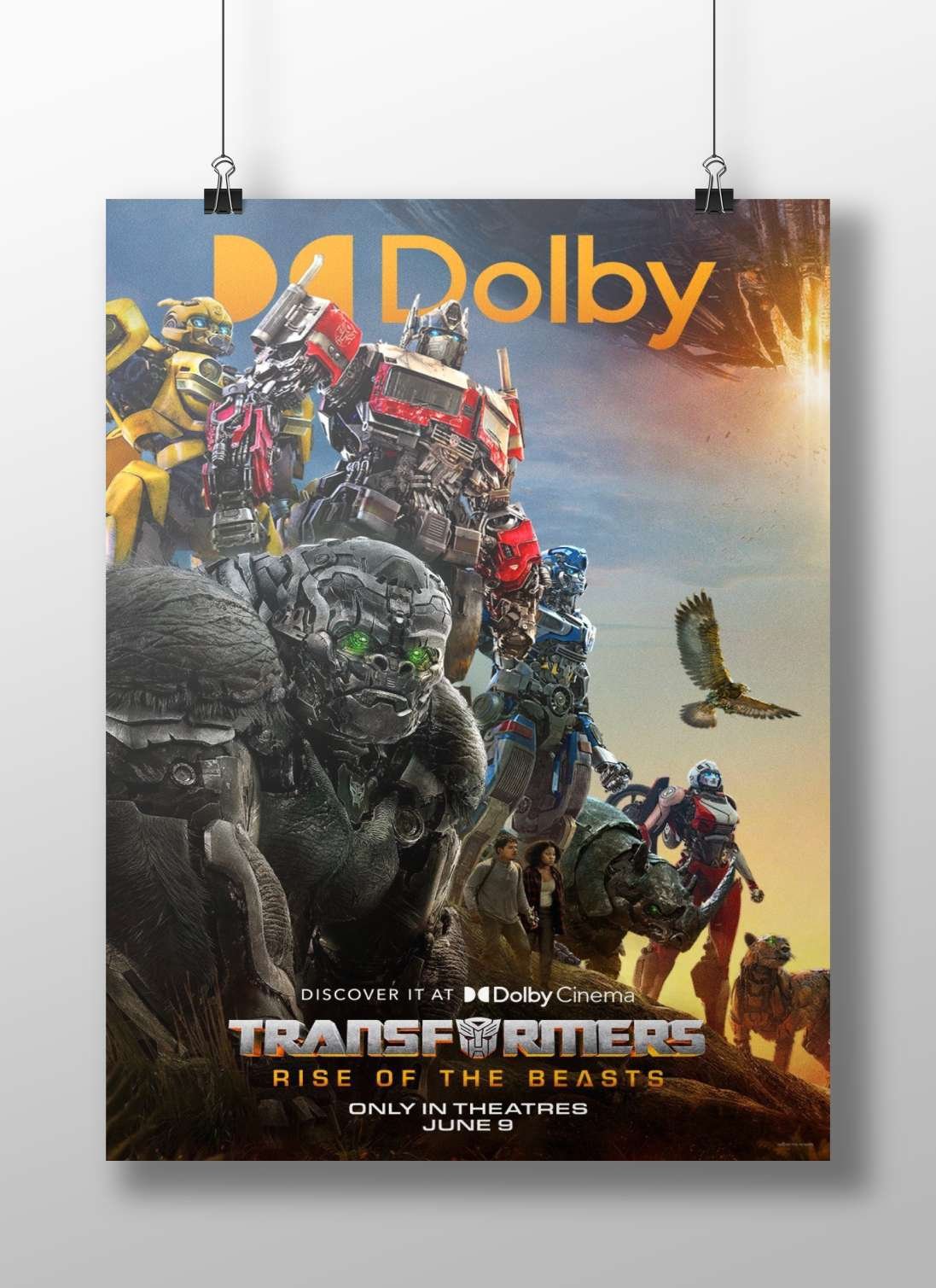 Transformers: Rise of the Beasts Optimus Prime Cyber-Archaeology Poster