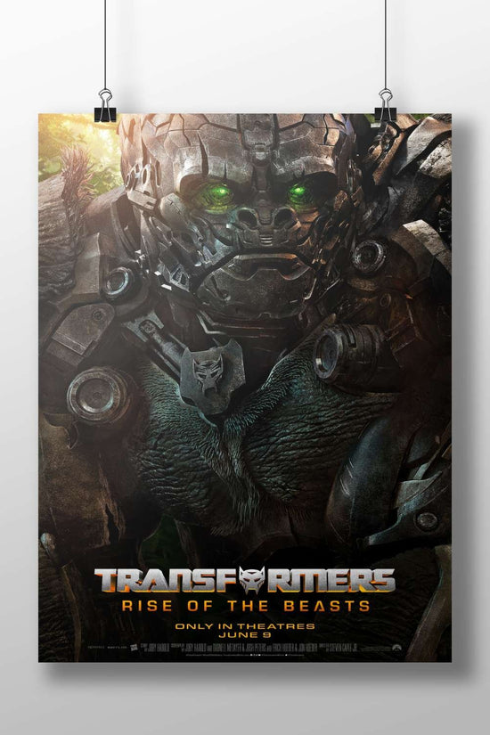 Transformers: Rise of the Beasts Optimus Prime - Cybernetic Hero Poster