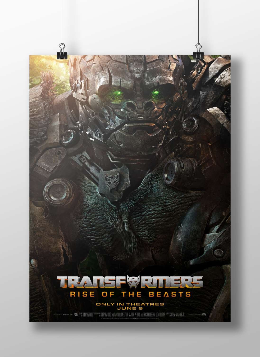 Transformers: Rise of the Beasts Optimus Prime - Cybernetic Hero Poster