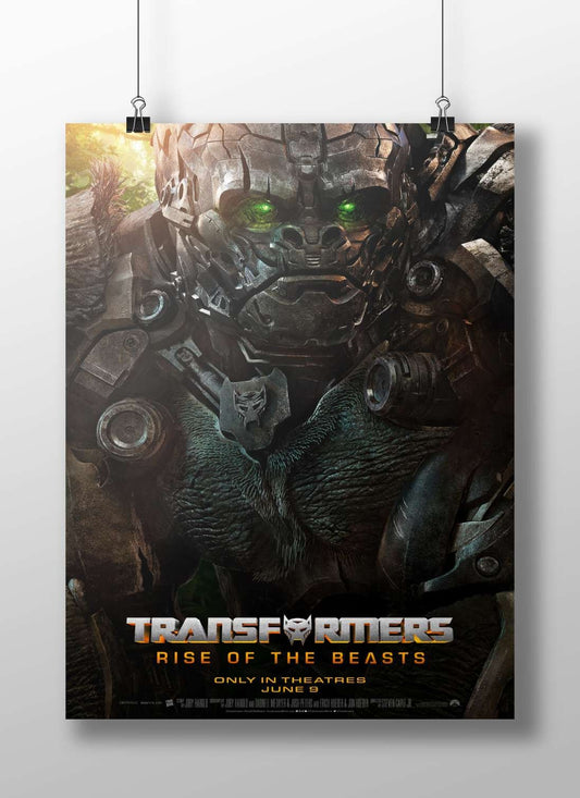 Transformers: Rise of the Beasts Optimus Prime - Cybernetic Hero Poster