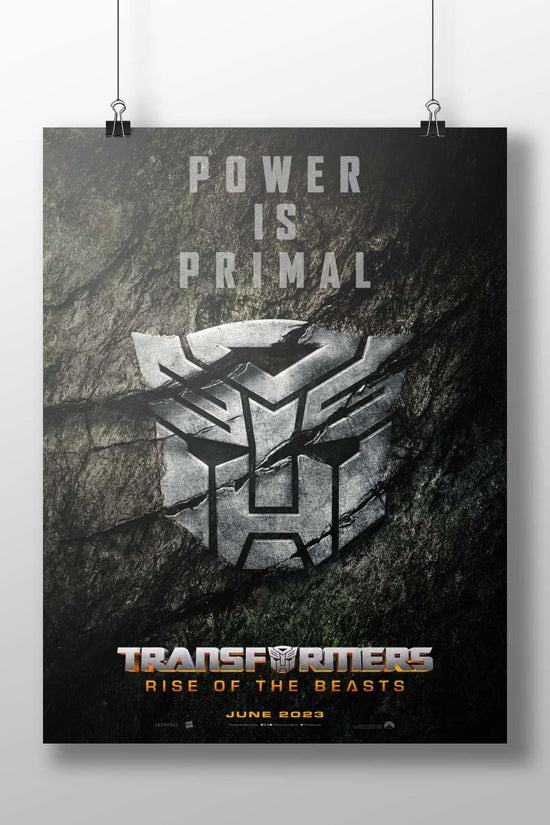 Transformers: Rise of the Beasts Optimus Prime - Cybernetic Hero Poster