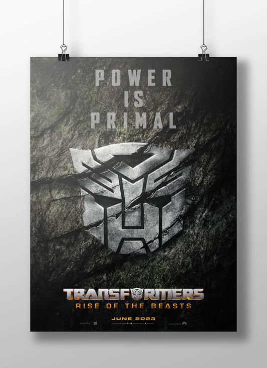 Transformers: Rise of the Beasts Optimus Prime - Cybernetic Hero Poster