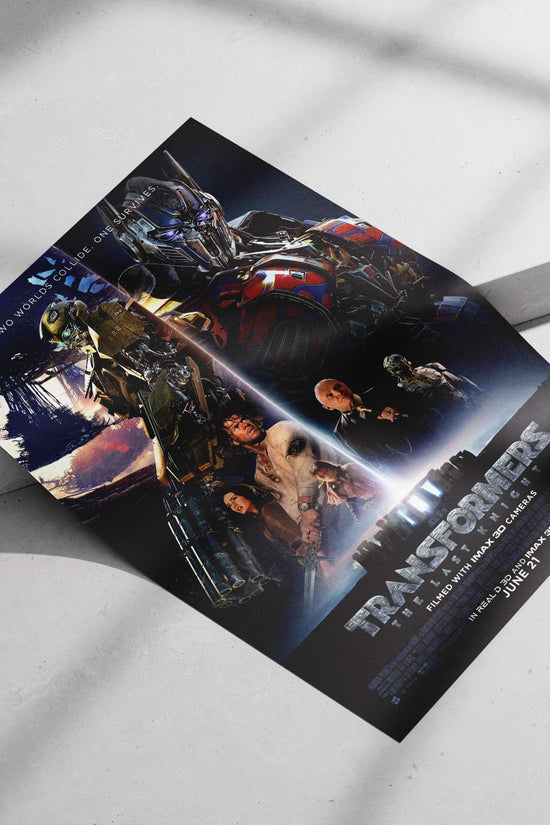 Transformers franchise, specifically the movie "Transformers: The Last Knight" as confirmed by the OCR text