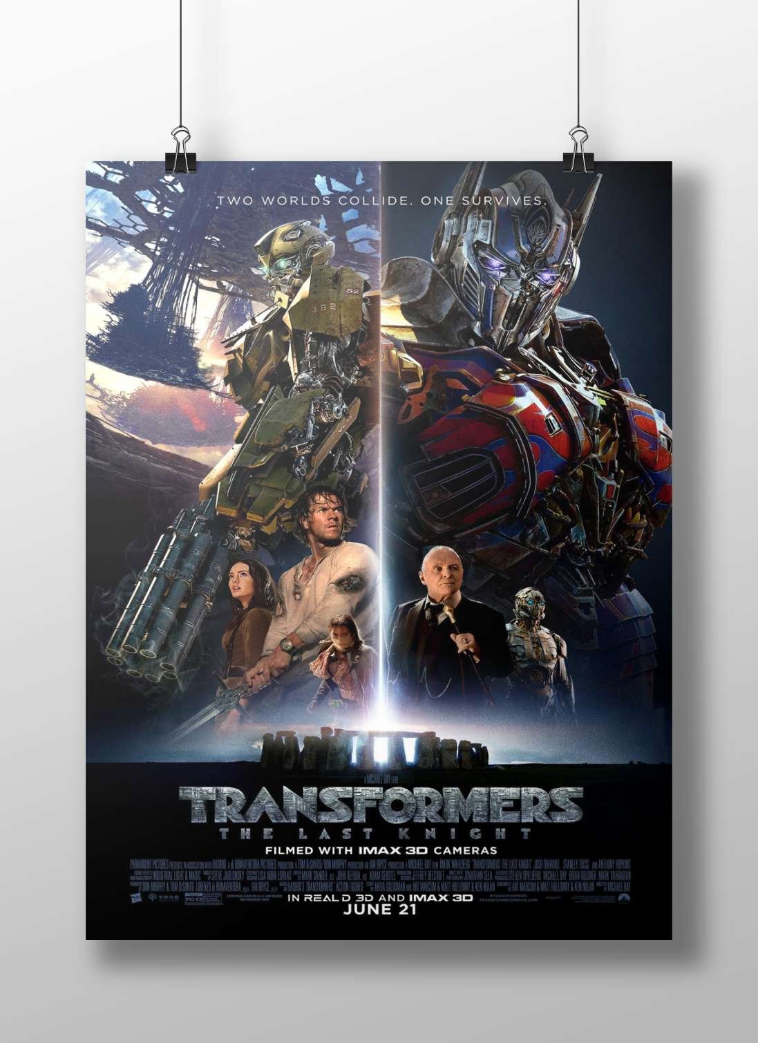 Transformers franchise, specifically the movie "Transformers: The Last Knight" as confirmed by the OCR text