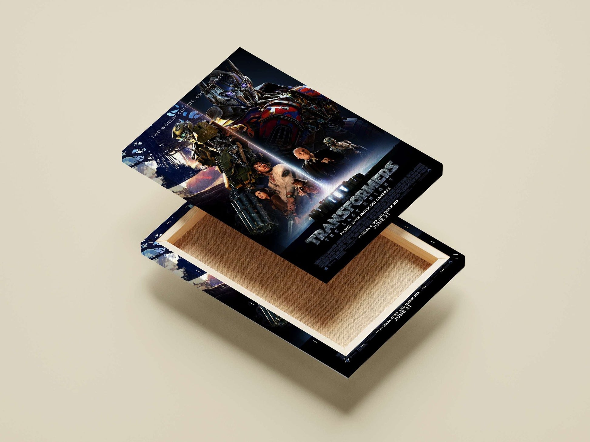 Transformers franchise, specifically the movie "Transformers: The Last Knight" as confirmed by the OCR text