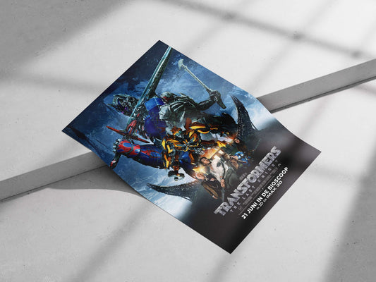 Transformers characters (Optimus Prime, Bumblebee) from "Transformers: The Last Knight" (confirmed by Tesseract text "TRANSFORMERS