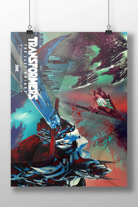 Optimus Prime from the Transformers franchise Optimus Prime - Heroic Pop Art Poster