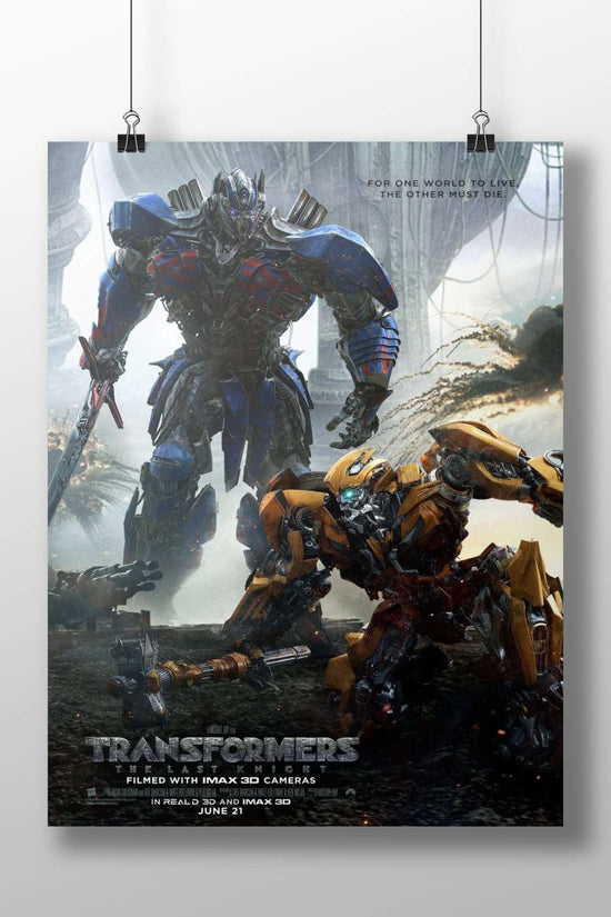 Optimus Prime and Bumblebee from Transformers: The Last Knight Optimus Prime & Bumblebee - Iconic