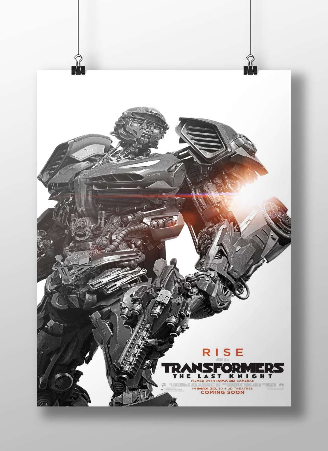 Optimus Prime from Transformers: The Last Knight Optimus Prime - Cyberpunk Hero Poster