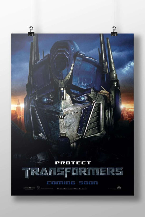 Optimus Prime from the Transformers franchise (evidenced by "TRANSFORMERS" in OCR text). Optimus Prime -