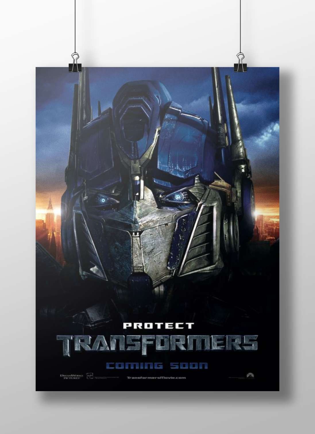 Optimus Prime from the Transformers franchise (evidenced by "TRANSFORMERS" in OCR text). Optimus Prime -