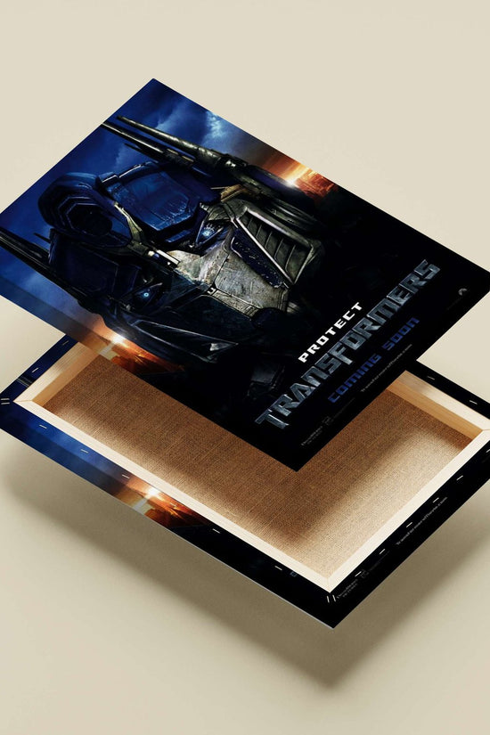 Optimus Prime from the Transformers franchise (evidenced by "TRANSFORMERS" in OCR text). Optimus Prime -