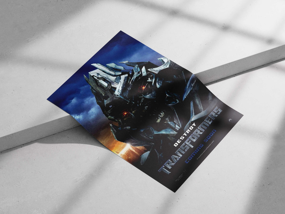 Megatron from the Transformers franchise Megatron - Noir Legend Poster