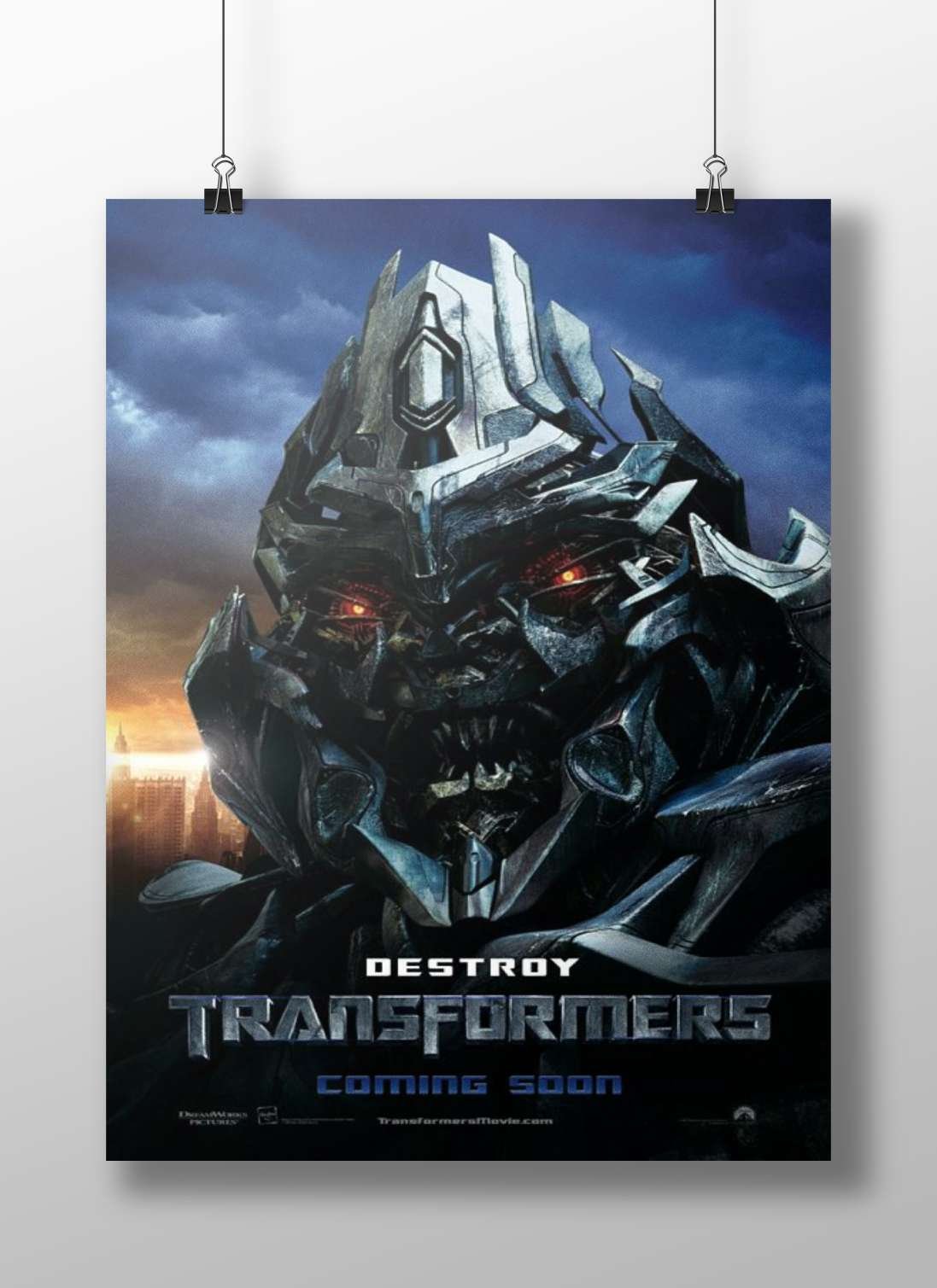 Megatron from the Transformers franchise Megatron - Noir Legend Poster