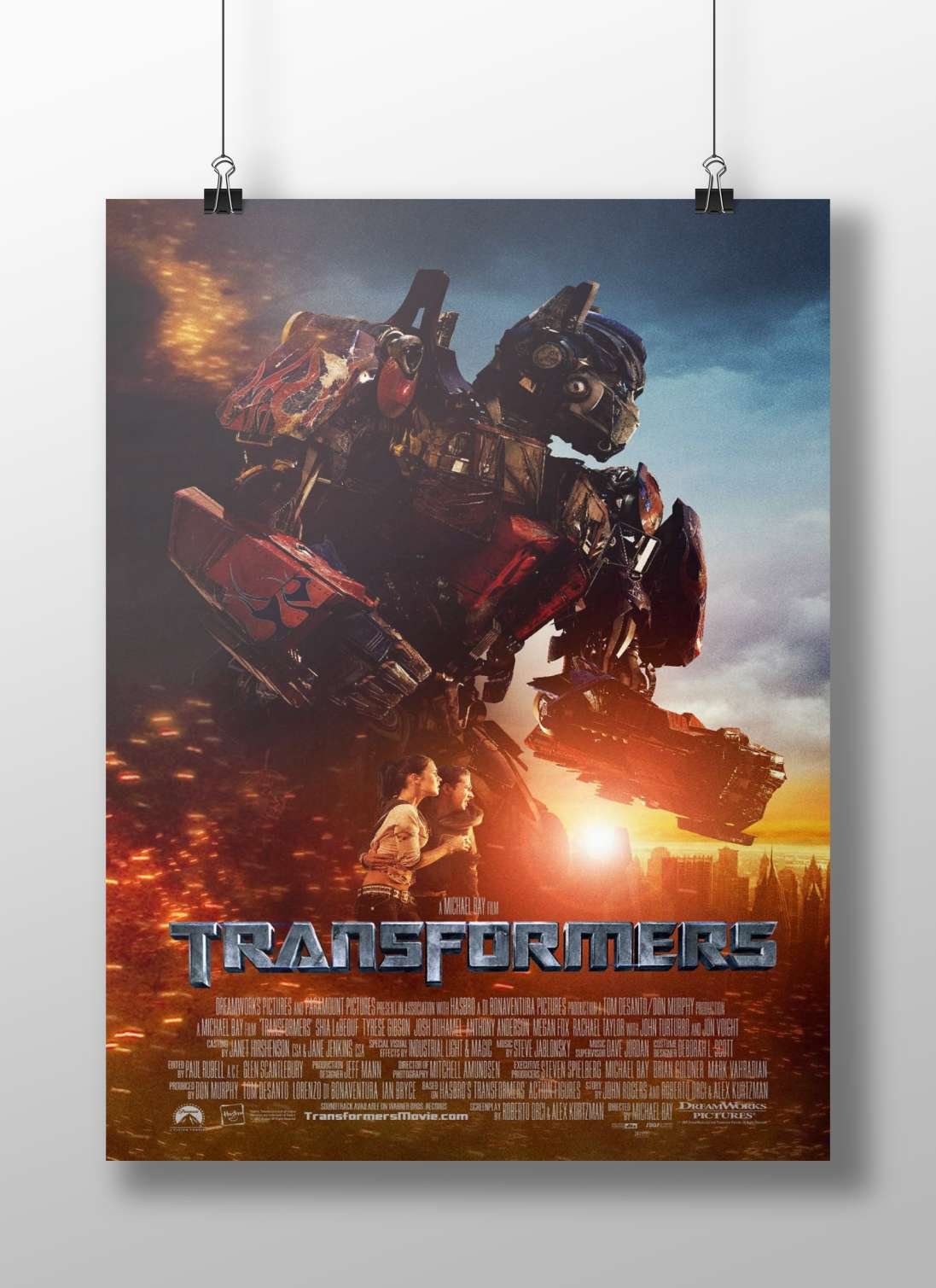 Optimus Prime from Transformers franchise Optimus Prime - Cybernetic Hero Poster