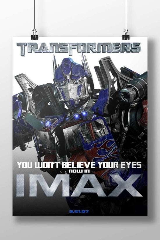 Optimus Prime from the Transformers franchise Optimus Prime - Cyberpunk Hero Poster