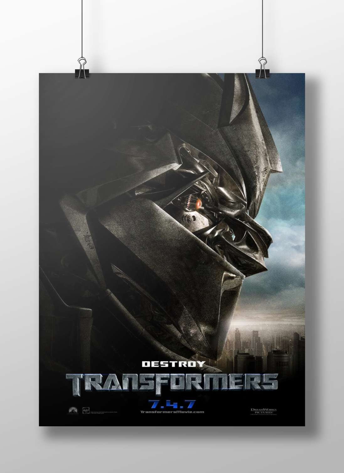 Transformers franchise (specifically a Transformer robot from the series) Optimus Prime - Cybernetic Guardian Poster