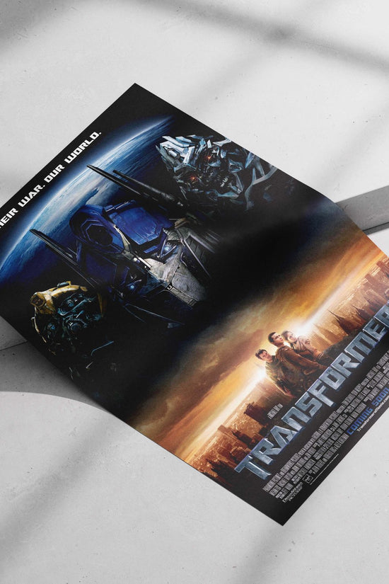 Transformers franchise (specifically the "Transformers" film) Optimus Prime - Transformers Iconic Leader Poster