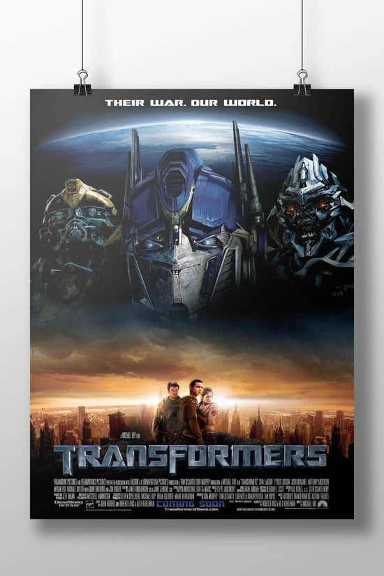 Transformers franchise (specifically the "Transformers" film) Optimus Prime - Transformers Iconic Leader Poster