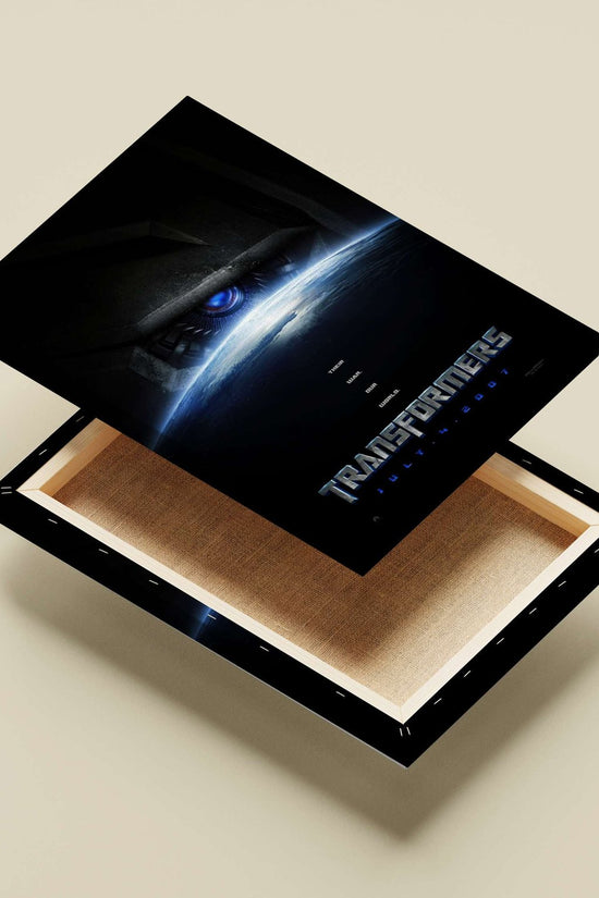 Transformers franchise (specifically the 2007 movie "Transformers") Optimus Prime - Cyberpunk Guardian Poster