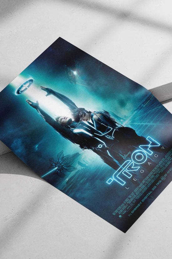 Tron: Legacy (movie) Kevin Flynn - Cyberpunk Hero Poster