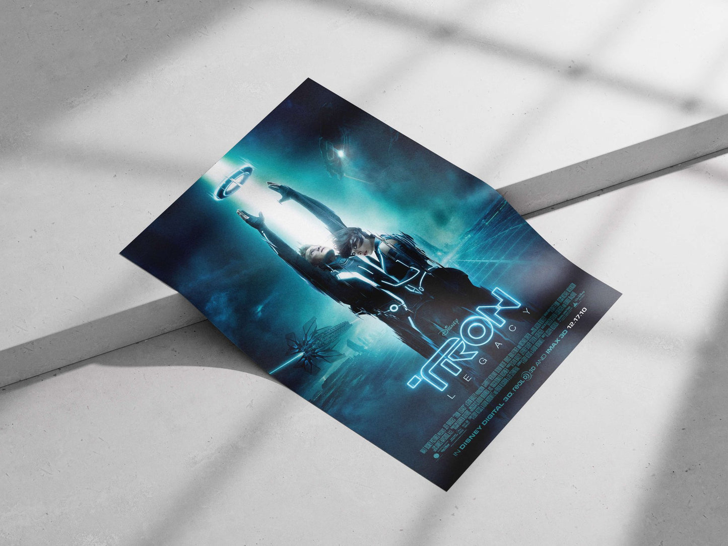 Tron: Legacy (movie) Kevin Flynn - Cyberpunk Hero Poster