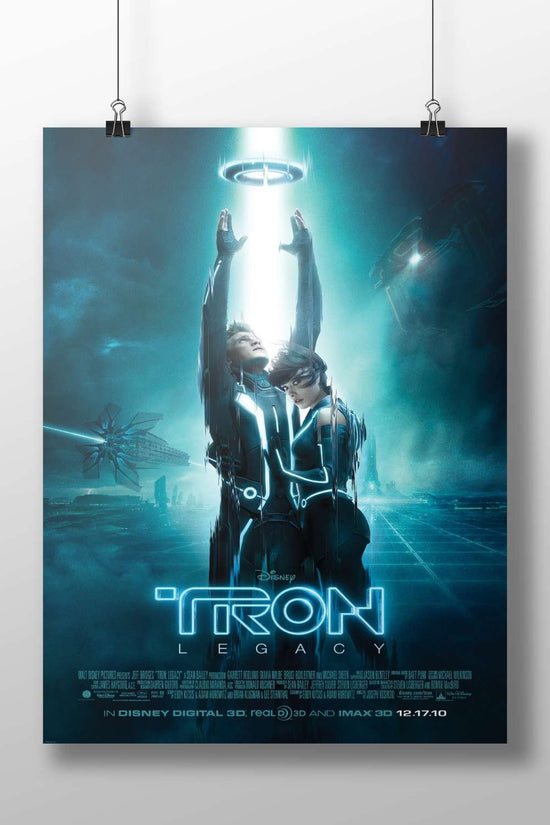 Tron: Legacy (movie) Kevin Flynn - Cyberpunk Hero Poster