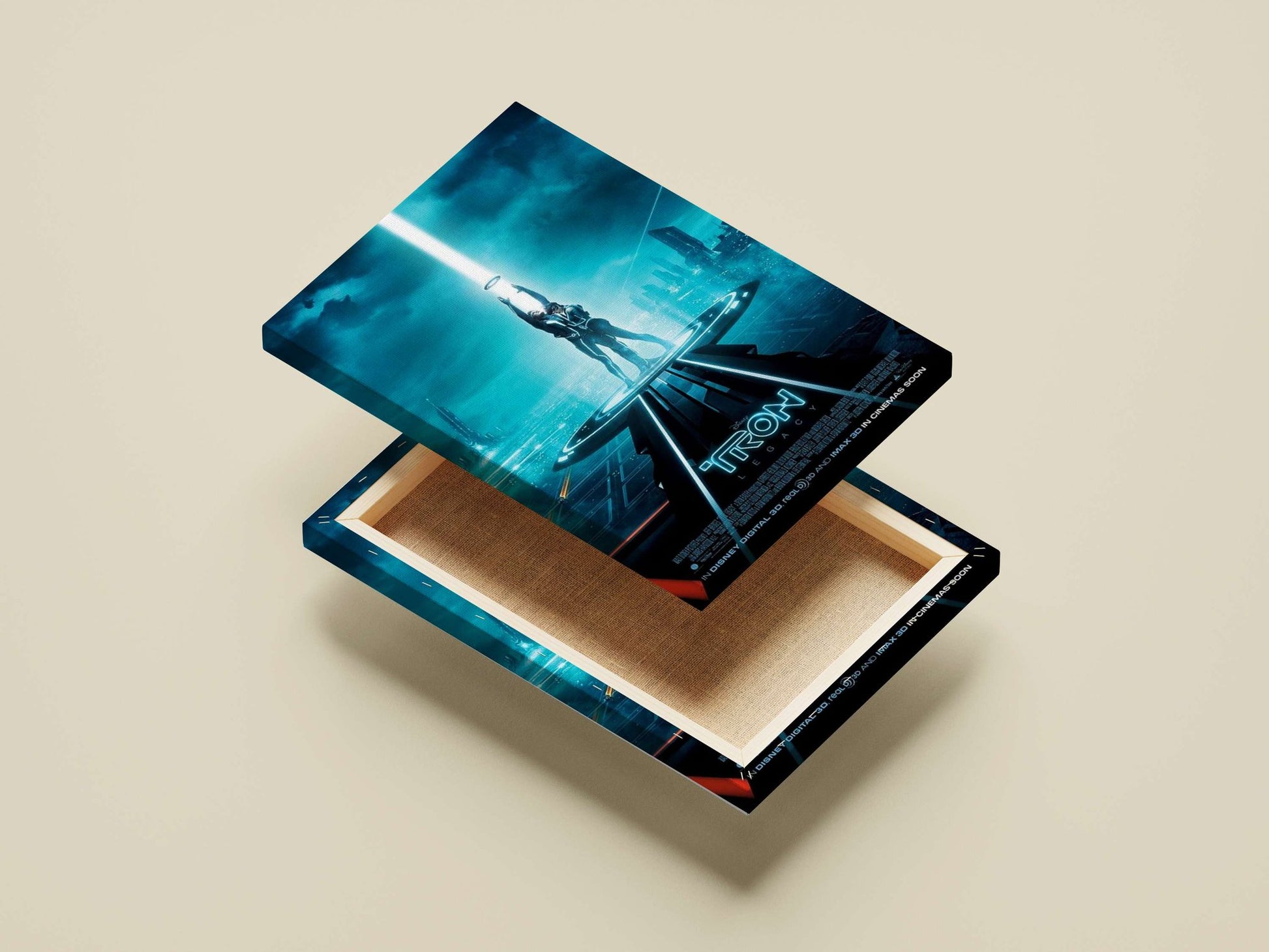 TRON: Legacy (the Disney franchise movie) Tron Legacy - Digital Masterpiece Poster