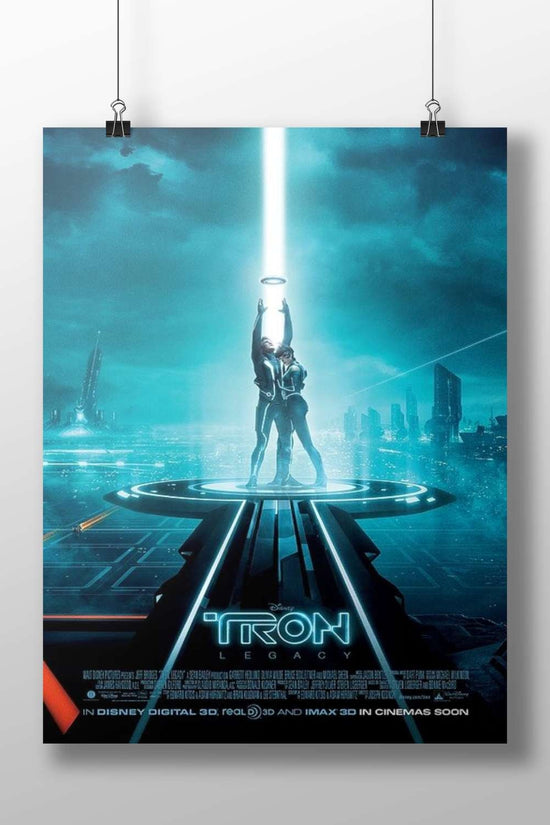 TRON: Legacy (the Disney franchise movie) Tron Legacy - Digital Masterpiece Poster