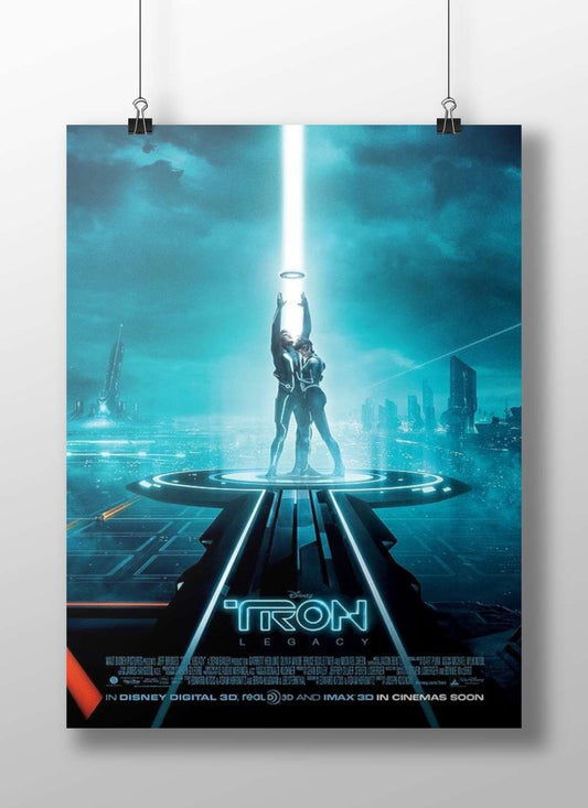 TRON: Legacy (the Disney franchise movie) Tron Legacy - Digital Masterpiece Poster