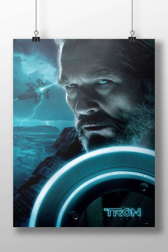 Clu from the Tron: Legacy franchise Clu From Tron: Legacy - Blueprint Poster