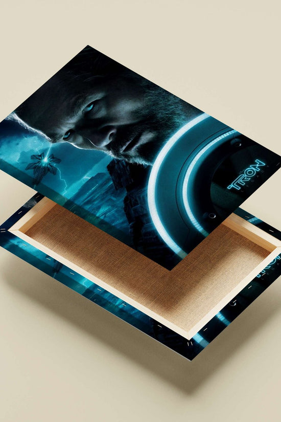 Clu from the Tron: Legacy franchise Clu From Tron: Legacy - Blueprint Poster