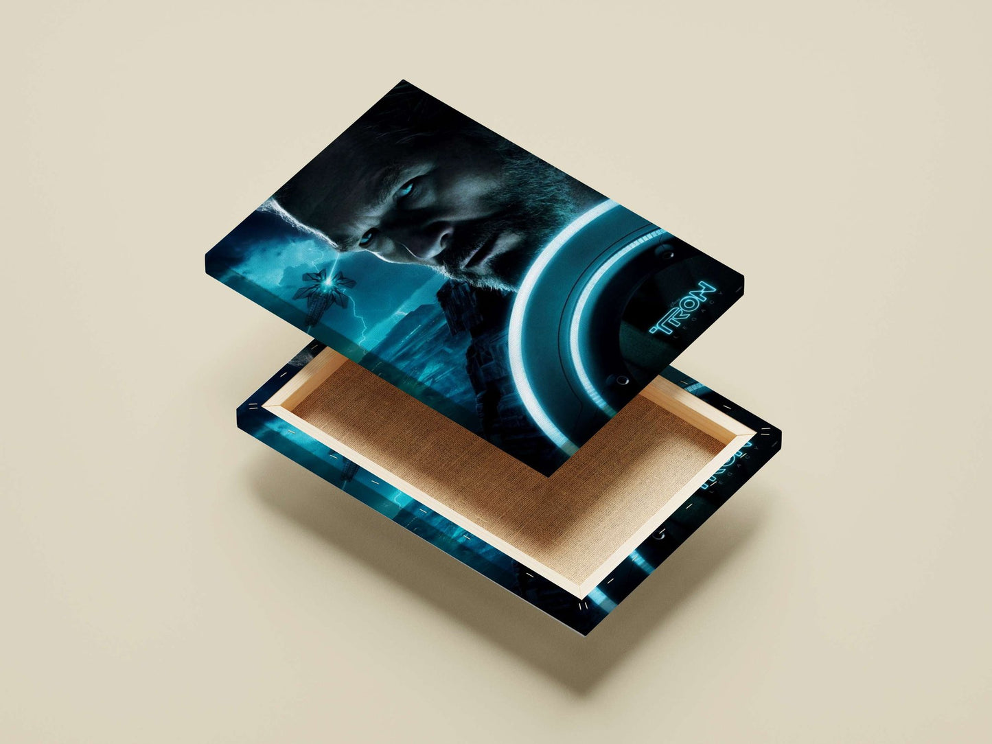 Clu from the Tron: Legacy franchise Clu From Tron: Legacy - Blueprint Poster