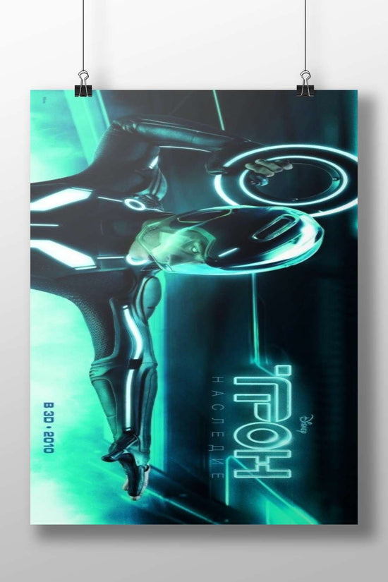 TRON franchise (specifically from TRON: Legacy) Clyde - Tron Legacy Cyberpunk Poster