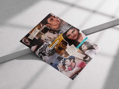 Wake Up Sid Poster – 2 Cup Chai & Bombay Dreams Collage | Ranbir Kapoor & Konkona Sen Sharma Quote Wall Art