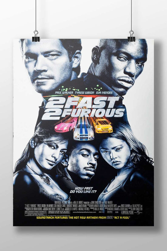 2 Fast 2 Furious (movie title, part of the Fast & Furious franchise) 2 Fast