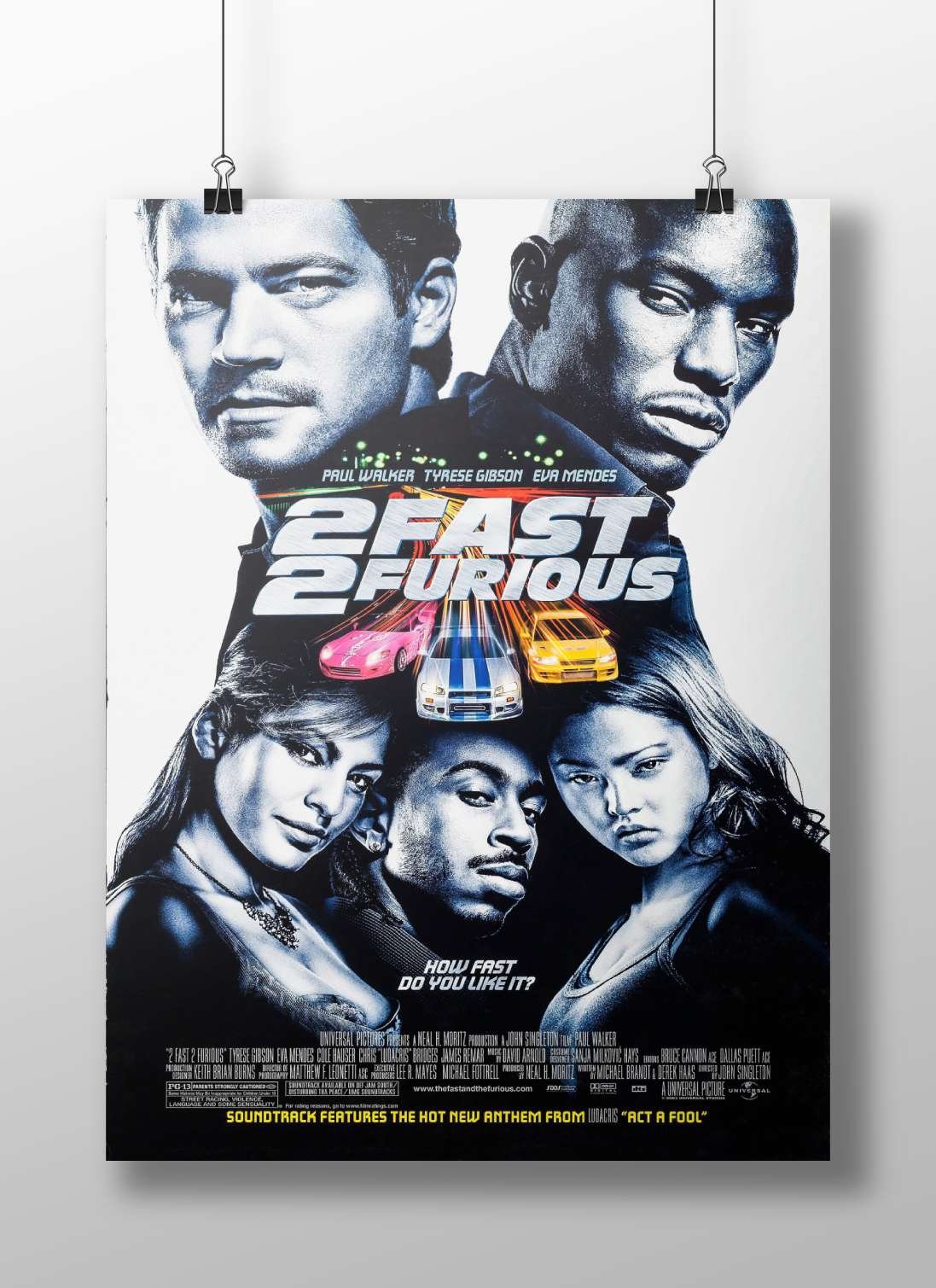 2 Fast 2 Furious (movie title, part of the Fast & Furious franchise) 2 Fast