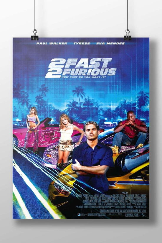 2 Fast 2 Furious (Fast & Furious franchise) featuring Paul Walker, Tyrese, and Eva Mendes.